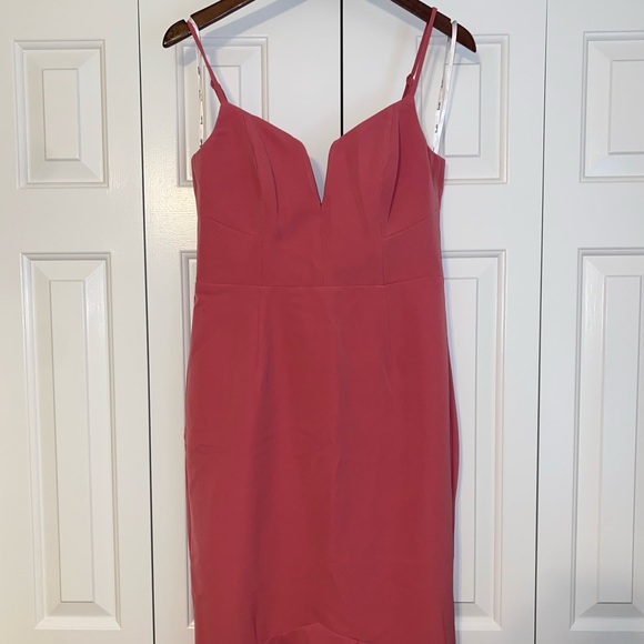 Bardot Kristen Flounce Dress in Melon - NWT - Size 8 - Medium - Picture 6 of 10